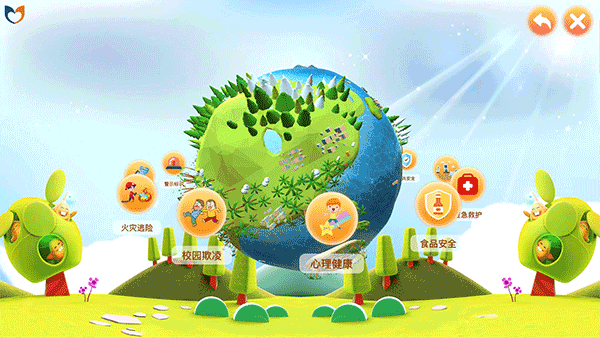 中小学生命与安全教育云应用系统图3