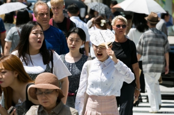 日本一周内有10人因中暑死亡 9000多人因高温中暑住院