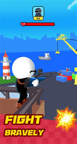 面条人特工狙击手(Agent Sniper Game)