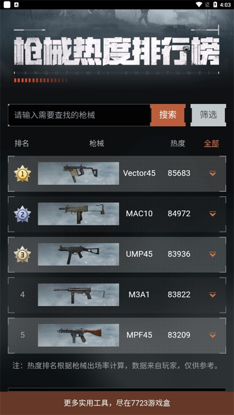 暗区突围枪械热度工具图4