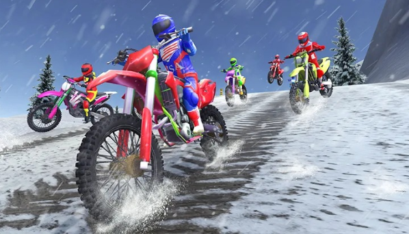 3D摩托车越野赛(DirtTrackRacingMotocross)图3