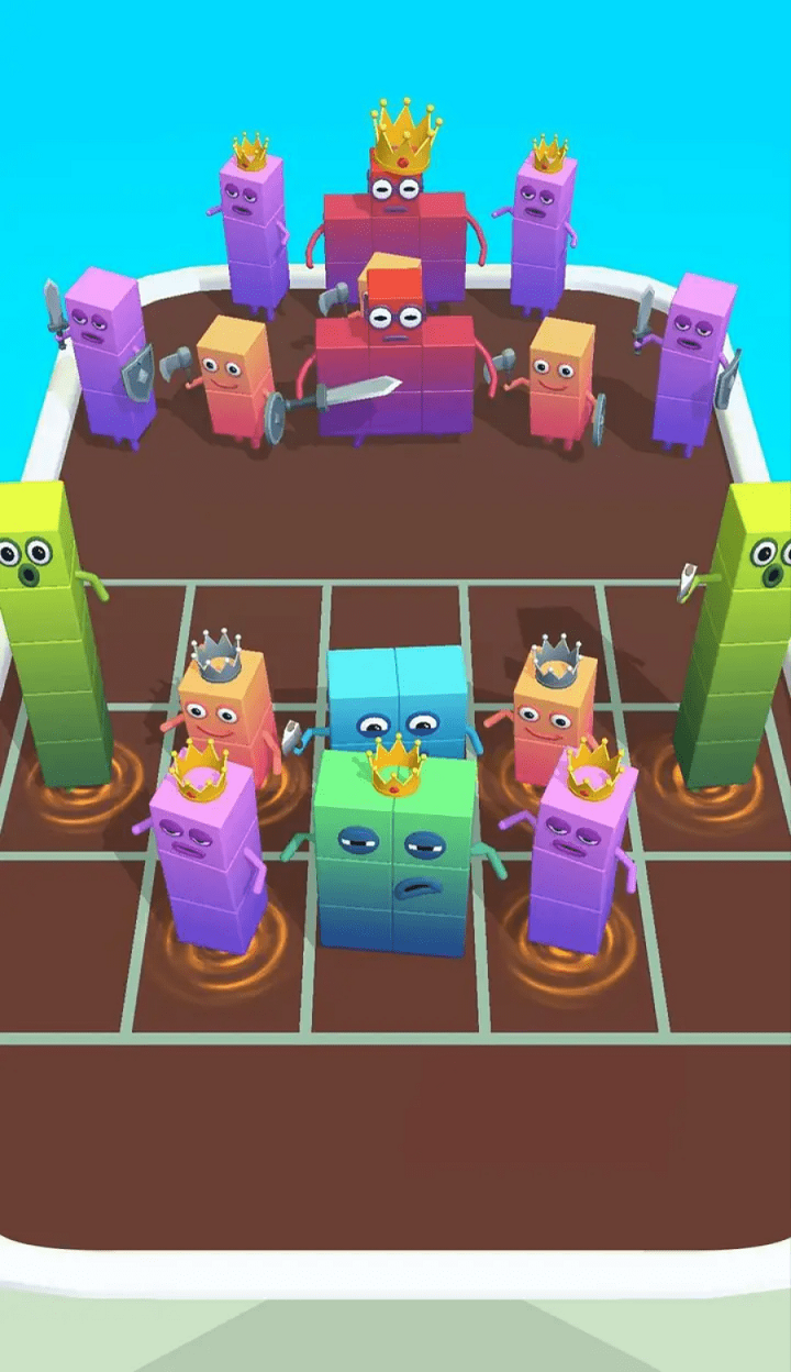 合并数字方块图5