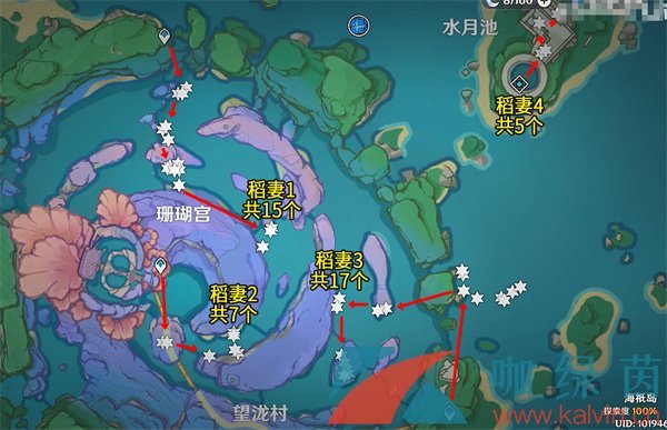原神3.8珊瑚真珠最佳采集路线一览