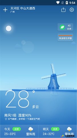 降雨天气图1