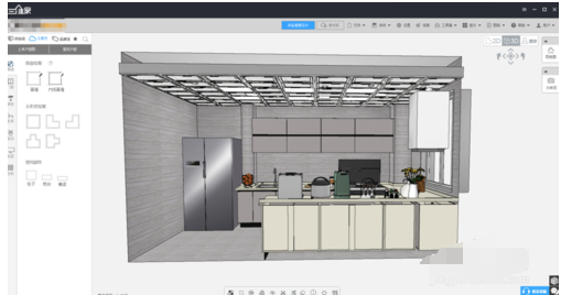 三维家3d云设计软件导出定制柜CAD的操作教程