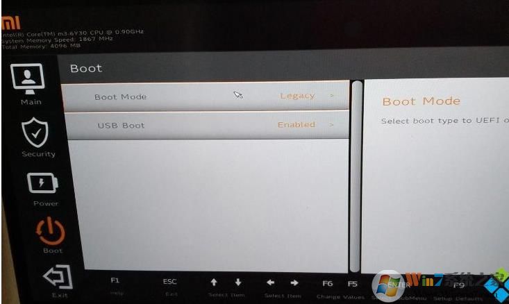 小米笔记本装Win7BIOS设置+U盘启动教程