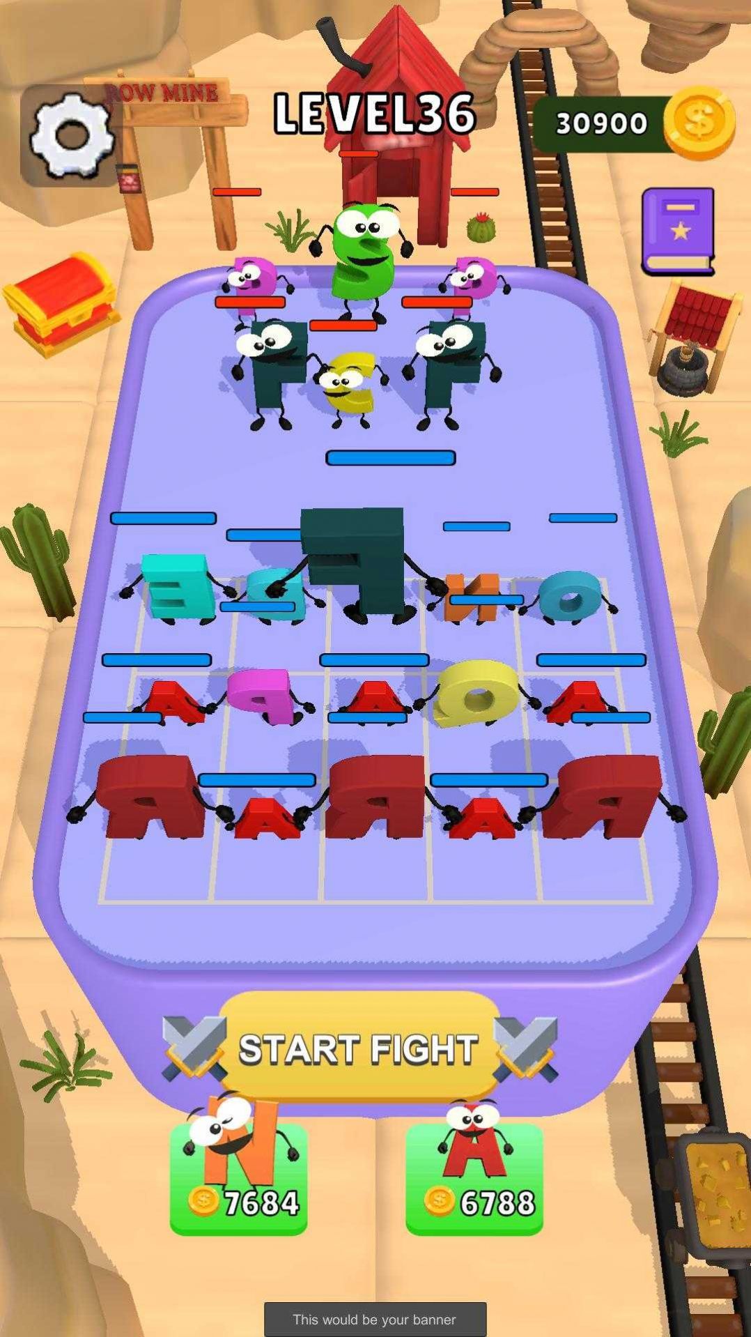 字母合并进化游戏