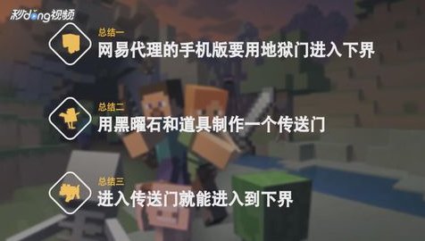 我的世界手机版地狱门怎么建下界反应堆地狱门制作方法