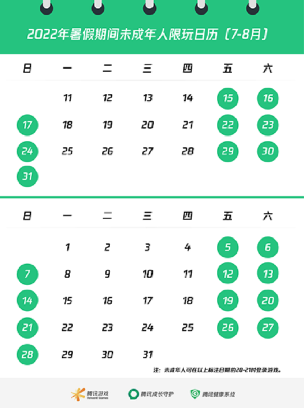 王者荣耀2022未成年暑假可游玩多长时间2022未成年暑假可游玩时间说明与推荐