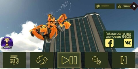 自由城市机器人中文破解版无限金币RiseofSteel