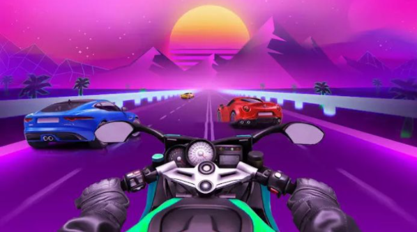 交通摩托车比赛Racing