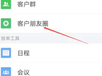 企业微信怎么看客户的朋友圈企业微信看客户的朋友圈方法介绍