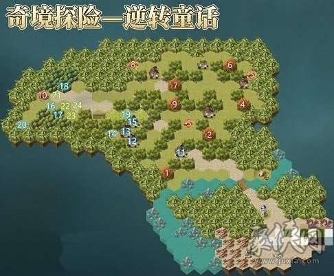 剑与远征逆转童话攻略逆转童话通关路线图