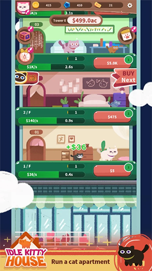 空闲猫咪小屋Idle Kitty House