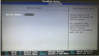 联想ThinkPad笔记本BIOS中secureboot安全启动关闭不了解决方法