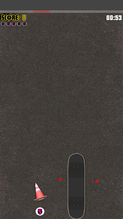 手指滑板游戏