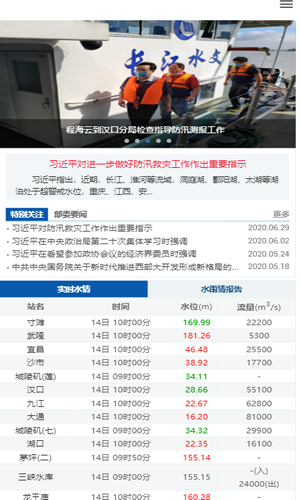 长江水文网实时水情截图2