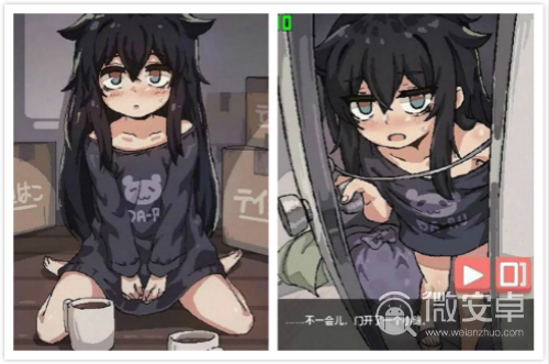 在阴暗的房间中和独孤的女孩子汉化版图7