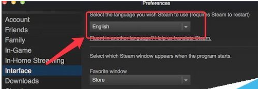 MAC版steam怎么设置中文