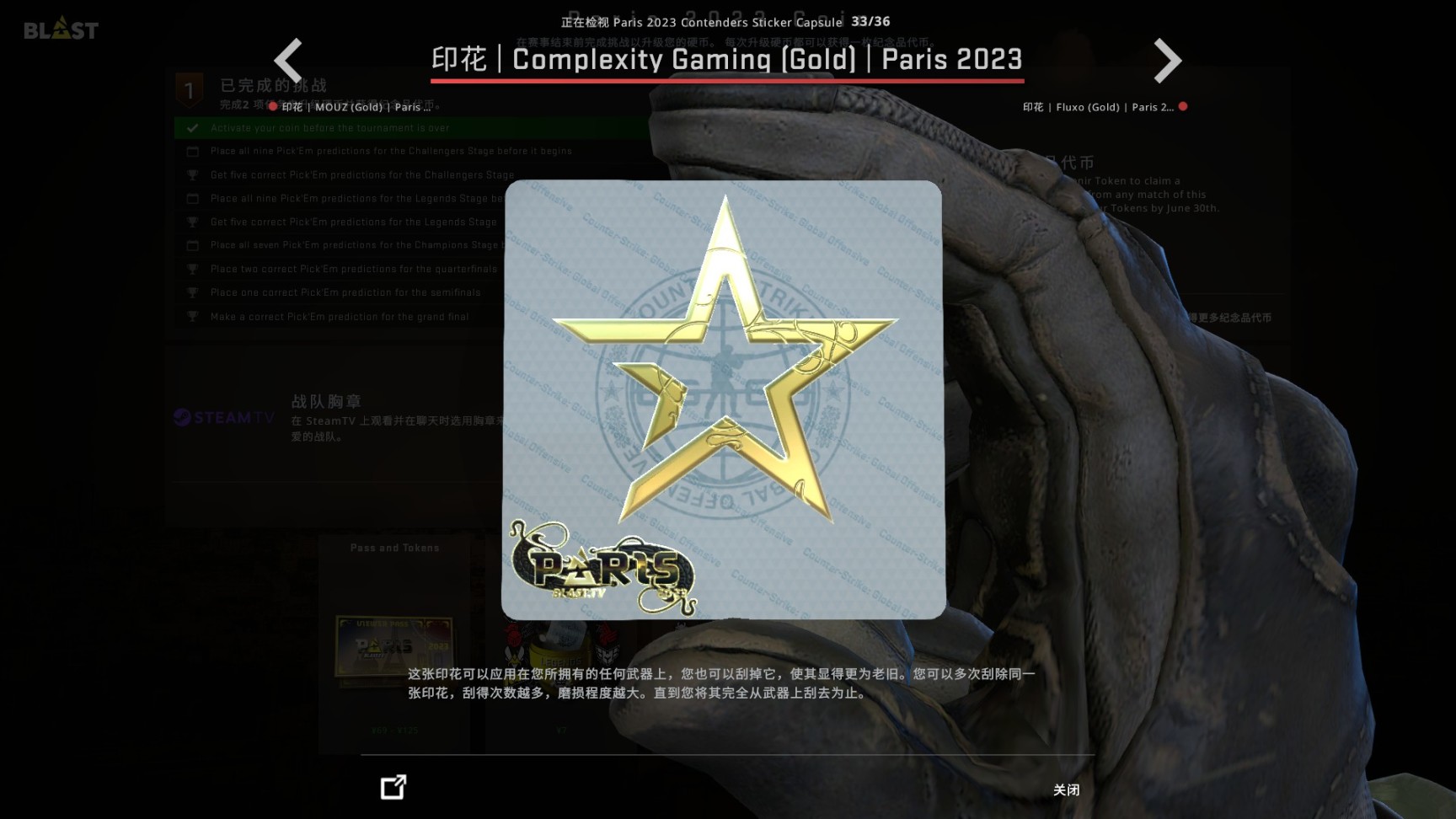 CSGO巴黎major胶囊印花好看吗巴黎major胶囊印花一览