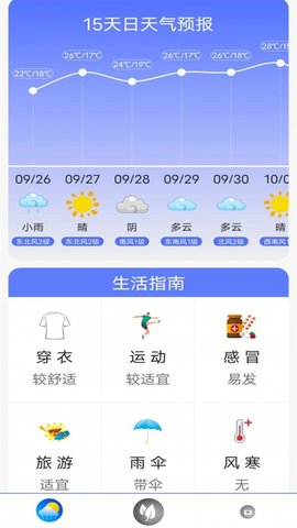 标准天气预报