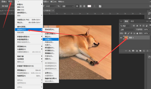 Photoshop图层样式查看方法