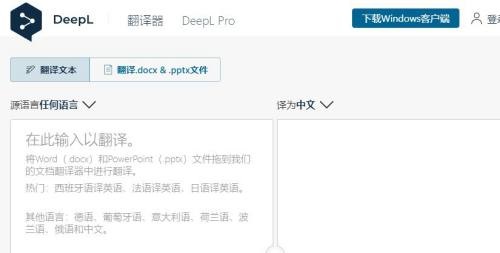 DeepL翻译器翻译文档教程