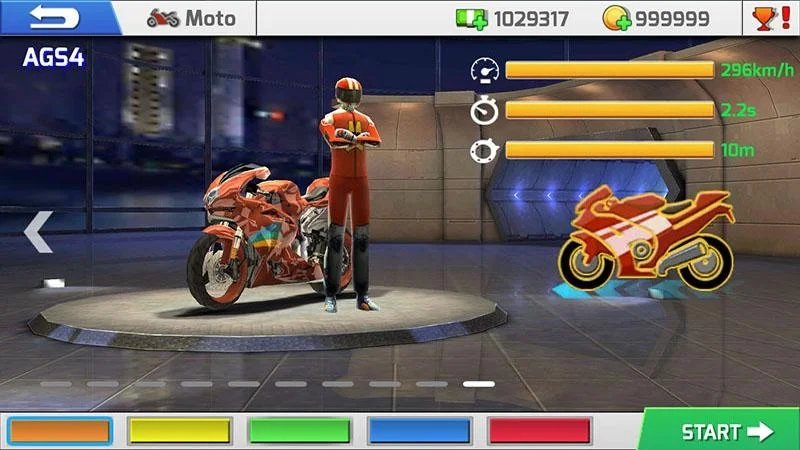 真实摩托赛车内购破解版RealBikeRacing第4张截图