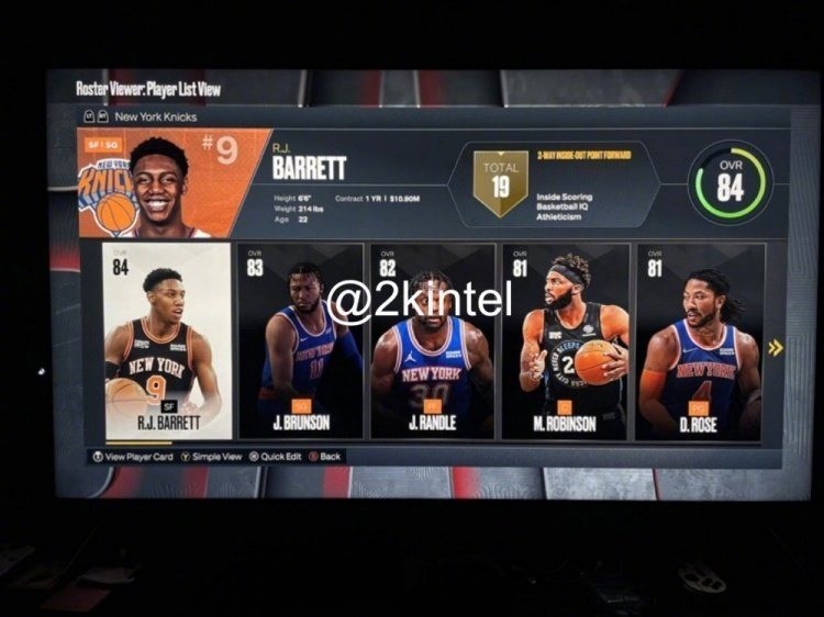 nba2k23球员能力值全部nba2k23球员能力值汇总