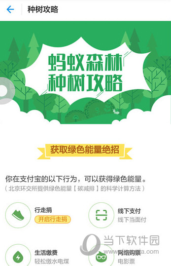 支付宝蚂蚁森林怎么开通支付宝APP蚂蚁森林开通教程