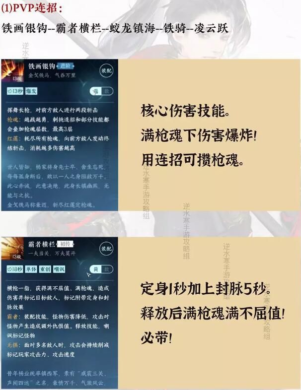 逆水寒手游血河技能搭配攻略