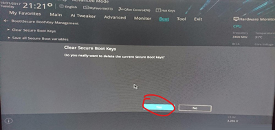 华硕主板BIOS关闭secureboot和fastboot图解