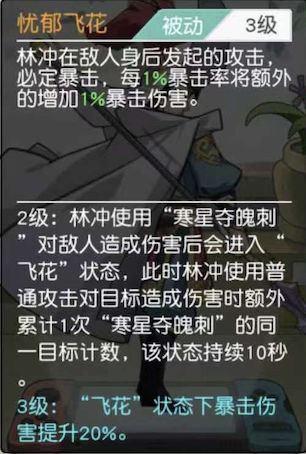 小浣熊百将传林冲角色强度怎么样林冲角色评测