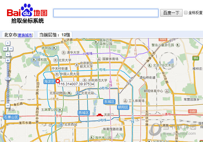百度地图怎么看经纬度网页百度地图坐标查询教程