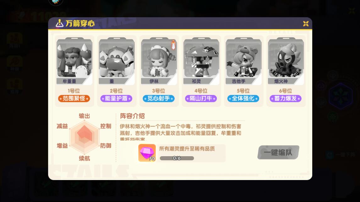 潮灵王国起源手游阵容搭配攻略