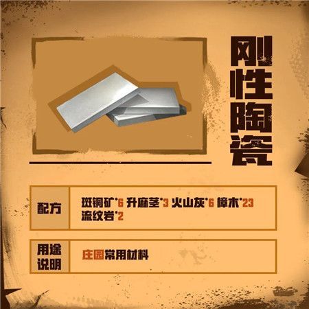 明日之后火山版本新增半成品介绍-新增半成品材料合成攻略