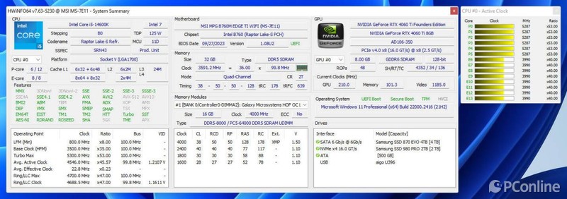 全方位升级迎接14代酷睿处理器，微星MPGB760MEDGETIWIFI刀锋钛主板评测