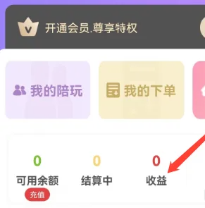 友玩陪玩APP怎么查看收益看完你就懂了