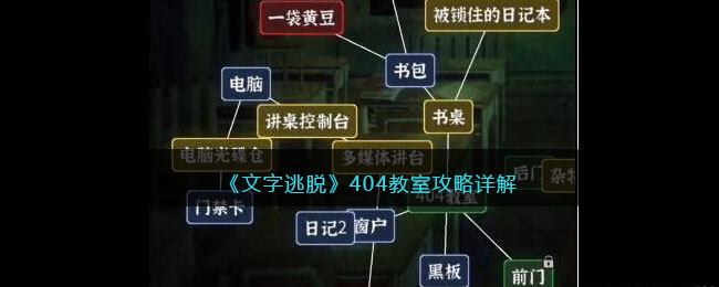 文字逃脱404教室攻略详解