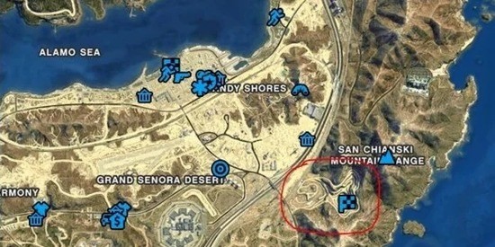 gta5采石场逃犯具体地址在哪里采石场的罪犯具体位置坐标分享