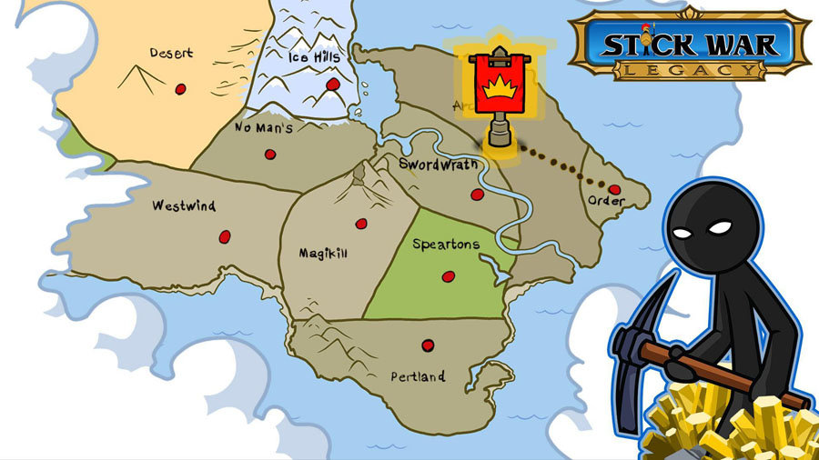 火柴人战争遗产内置菜单无限钻石版