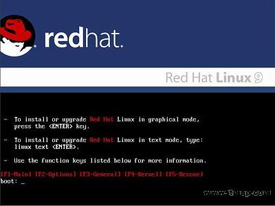 安装红帽子RedHatLinux9.0操作系统教程