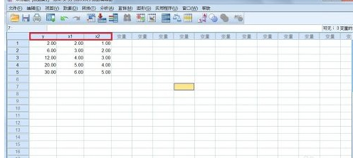 SPSS输入数据的教程步骤