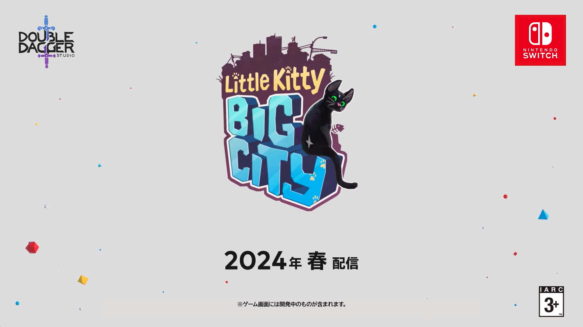 休闲冒险小猫咪大城市将于明年春季登陆Switch