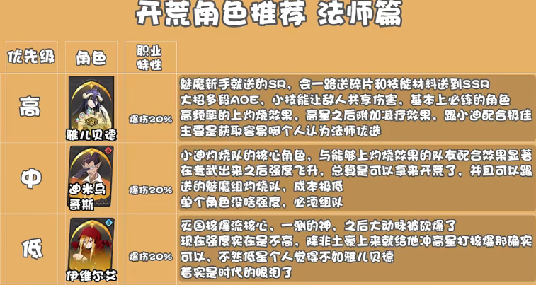 纳萨力克之王开荒法师怎么选择