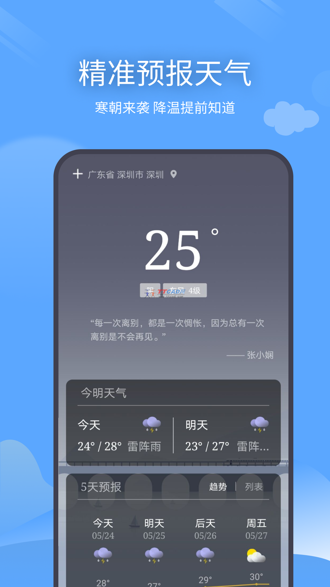 西风天气预报截图2