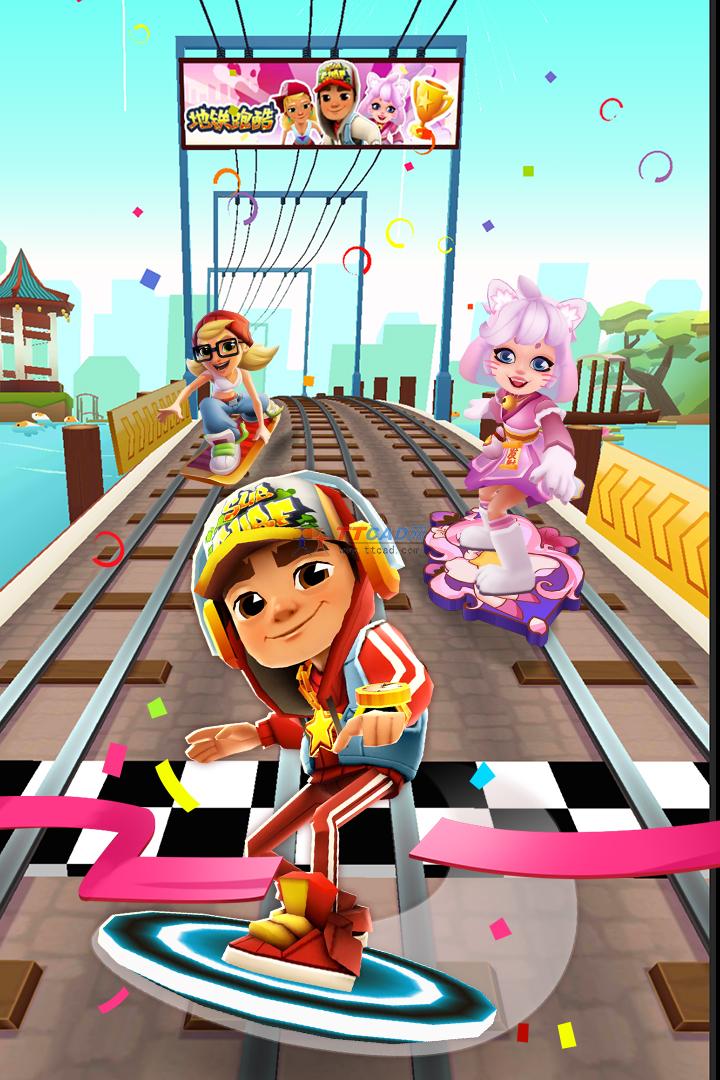 subwaysurfers全角色滑板装饰破解版图2