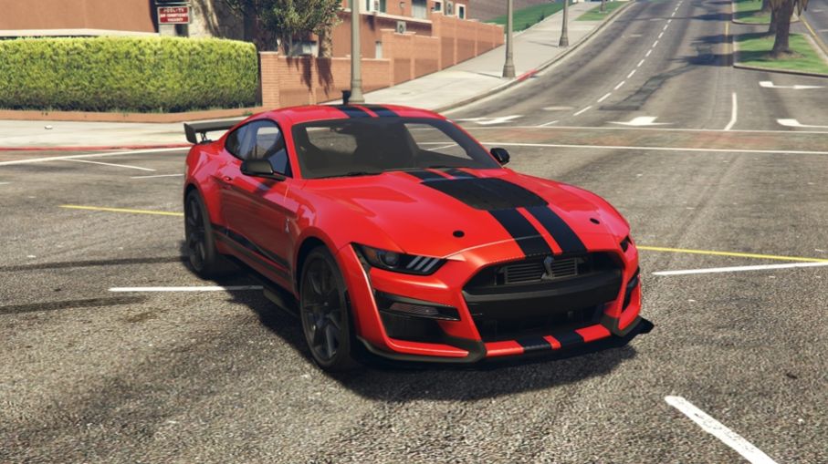Drag Ford Mustang Car