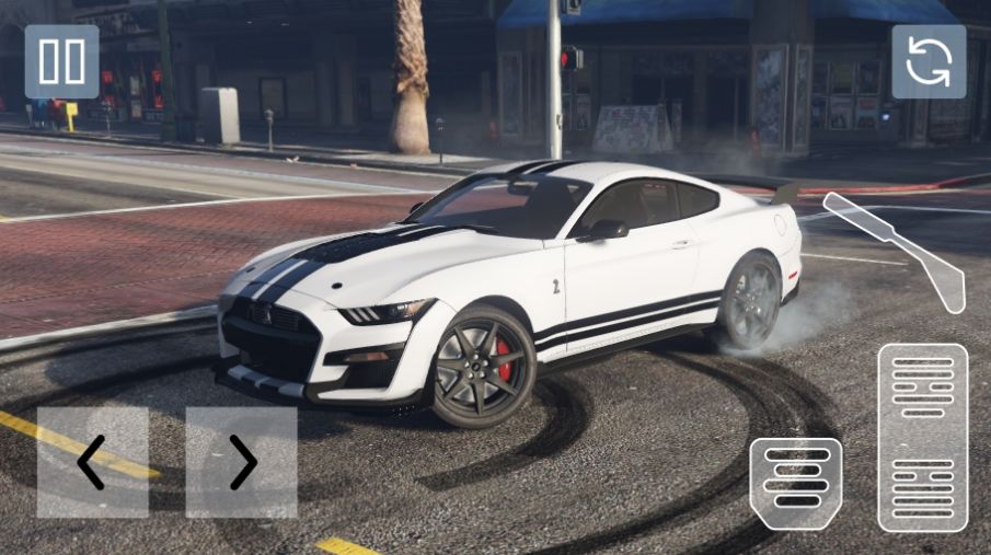 Drag Ford Mustang Car