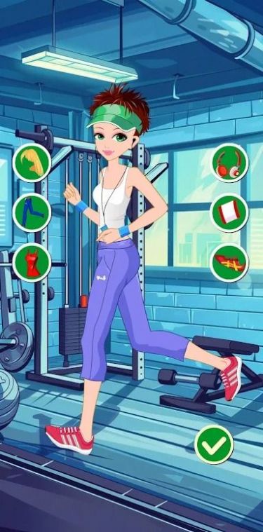 运动女孩换装挑战游戏
